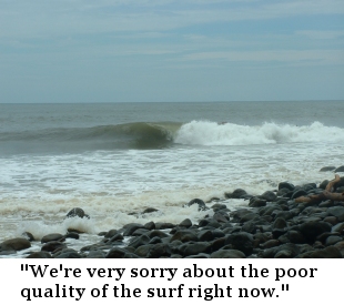 We're very sorry about the poor quality of the waves.